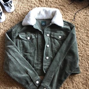 Target Corduroy Jacket with Fluffy Collar